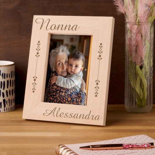 Persoonlijke Nonna Gegraveerde Lijstjes