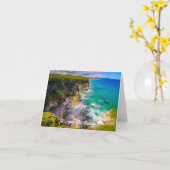 Persoonlijke Noord-Ierland kustkaart Kaart (Gele Bloem)