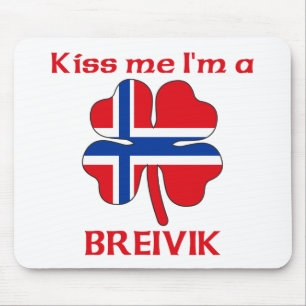 Persoonlijke Noorse kus Ik ben Breivik Muismat