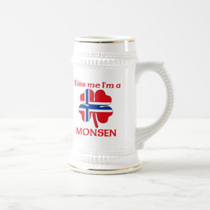 Persoonlijke Noorse kus Ik ben Monsen Bierpul