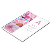 Persoonlijke Notebook Sjabloon Foto's Tekst Initia Notitieboek (Linkerzijde)