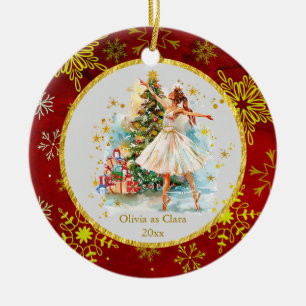 Persoonlijke Notenkraker Ballet Kerst - Cadeau Keramisch Ornament