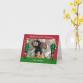 Persoonlijke Notenkraker Vouwkaart Kaart (Gele Bloem)