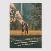 Persoonlijke notitie Afbeelding-perfect de datumma Magnetische Uitnodiging (Voorkant)