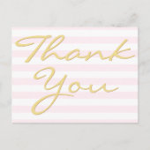 Persoonlijke notitie Moderne elegante strepen Beda Briefkaart (Voorkant)