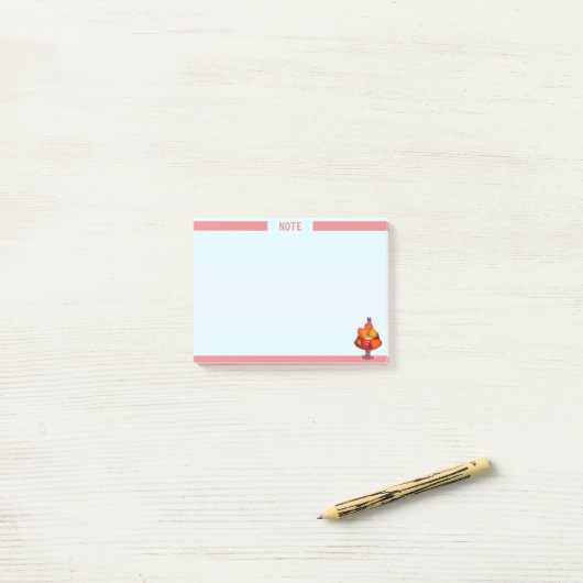 Persoonlijke notitie post-it® notes (Op bureau)