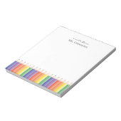 Persoonlijke notitie van Rainbow Teacher Notitiebl Notitieblok (Linkerzijde)