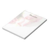 Persoonlijke notitieblokken met roze roze roze afb (Linkerzijde)