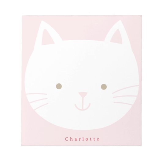Persoonlijke notitieblokken voor kinderen Kitty (Voorkant)