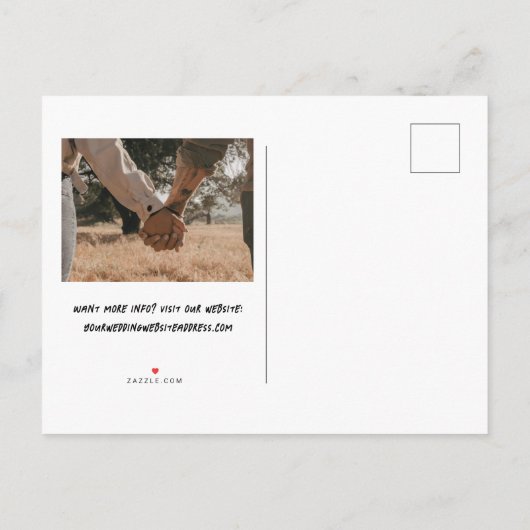 Persoonlijke notitiefoto Sla het Briefkaart Datum  (Achterkant)