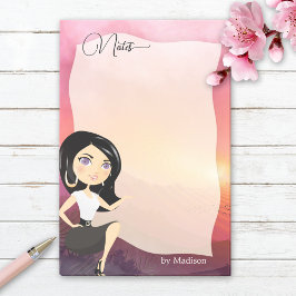 Persoonlijke notities in het whimsical Script Post-it® Notes