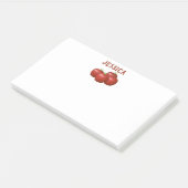Persoonlijke Notities met Appelthema Post-it® Notes (Schuin)