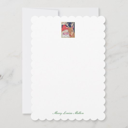 Persoonlijke notities van Sinterklaas en Rudolf Kaart (Voorkant)