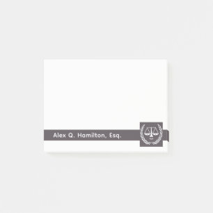 Persoonlijke notities voor advocaten post-it® notes
