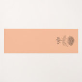 Persoonlijke november chrysant geboorte bloem yogamat (Voorkant (horizontaal))