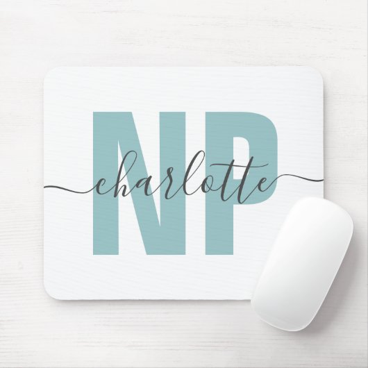 Persoonlijke NP Nurse Practitioner Afstudeer Chic Muismat (Met muis)