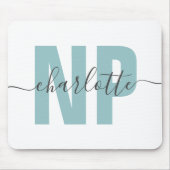 Persoonlijke NP Nurse Practitioner Afstudeer Chic Muismat (Voorkant)