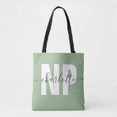 Persoonlijke NP Nurse Practitioner Afstudeer Chic Tote Bag (Voorkant)