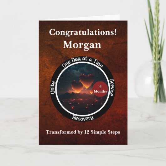 Persoonlijke Nuchterheidskaart - Hartjes Kaart (Voorkant)