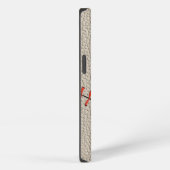 Persoonlijke Nummer en Naam Baseball Custom iPhone Hoesje (Rechterkant)