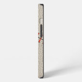 Persoonlijke Nummer en Naam Baseball Custom iPhone Hoesje (Linkerkant)