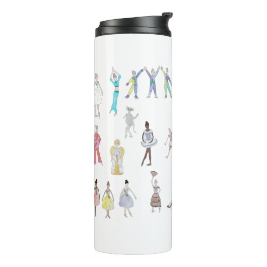 Persoonlijke Nutcracker Ballet Keepomwille Thermosbeker (Gedraaid links)