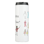 Persoonlijke Nutcracker Ballet Keepomwille Thermosbeker (Achterkant)