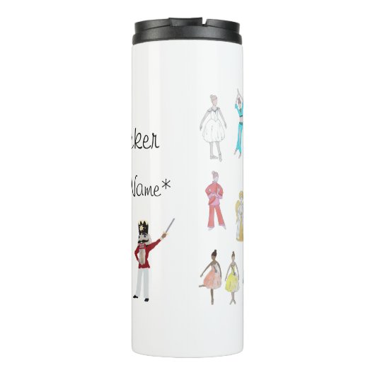 Persoonlijke Nutcracker Ballet Keepomwille Thermosbeker (Achterkant)
