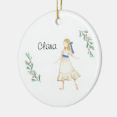 Persoonlijke Nutcracker Clara Keepomwille Keramisch Ornament (Links)