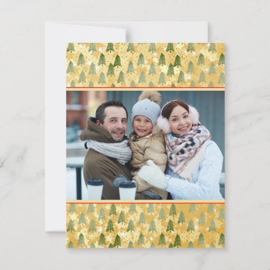 Persoonlijke Nutcracker Foto Kerstmis Kaart (Achterkant)