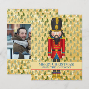 Persoonlijke Nutcracker Foto Kerstmis Kaart