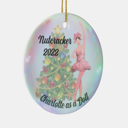 Persoonlijke Nutcracker Ornament - Ballerina Doll (Rechts)