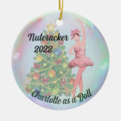 Persoonlijke Nutcracker Ornament - Ballerina Doll (Voorkant)