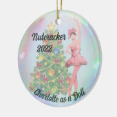 Persoonlijke Nutcracker Ornament - Ballerina Doll (Links)