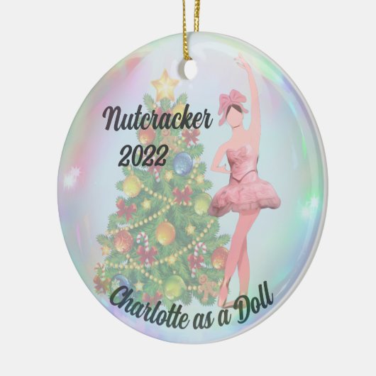 Persoonlijke Nutcracker Ornament - Ballerina Doll (Links)