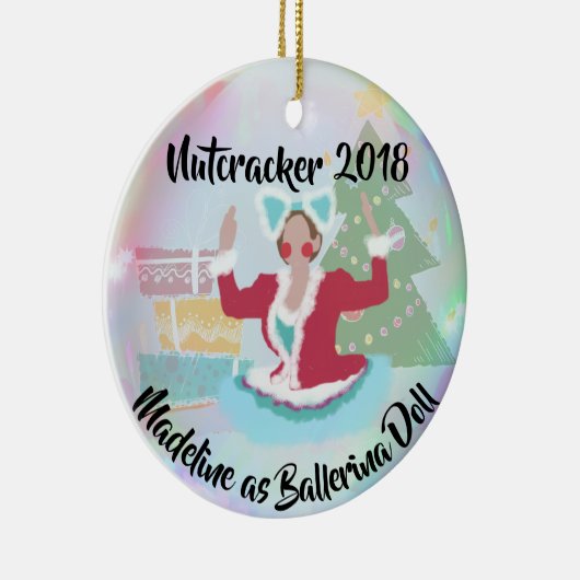 Persoonlijke Nutcracker Ornament - Ballerina Doll (Rechts)