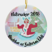 Persoonlijke Nutcracker Ornament - Ballerina Doll (Voorkant)