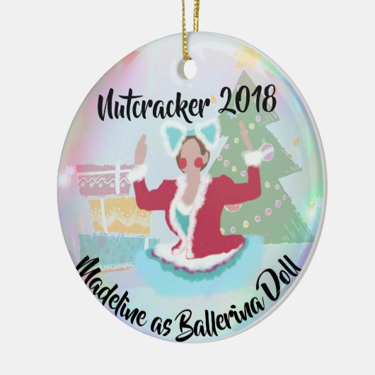 Persoonlijke Nutcracker Ornament - Ballerina Doll (Links)
