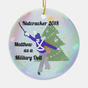 Persoonlijke Nutcracker Ornament - Militaire Doll