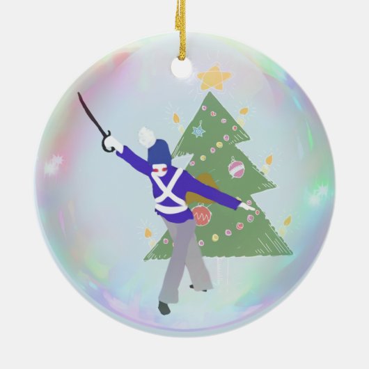 Persoonlijke Nutcracker Ornament - Militaire Doll (Achterkant)