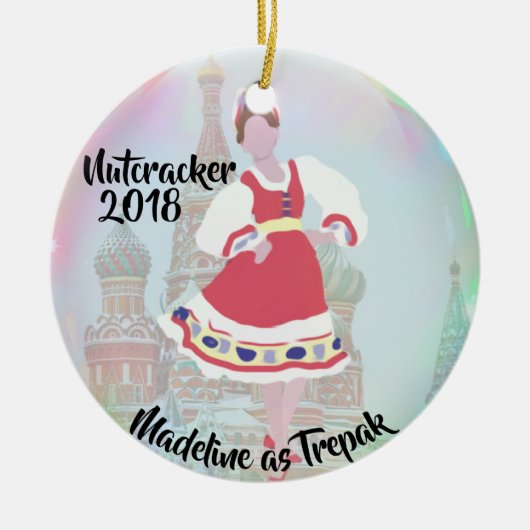 Persoonlijke Nutcracker Ornament - Trepak/Russisch (Voorkant)