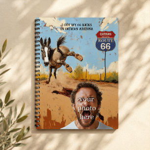 Persoonlijke Oatman Route 66 Foto Notitieboek