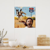 Persoonlijke Oatman Route 66 Foto Poster (Keuken)