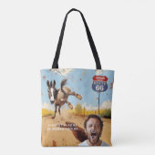 Persoonlijke Oatman Route 66 Foto Tote Bag (Achterkant)