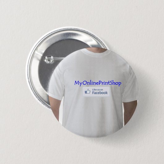 persoonlijke objecten ronde button 5,7 cm (Voorkant /achterkant)