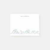 Persoonlijke Oceaan golven kust kinderen Post-it® Notes (Voorkant)