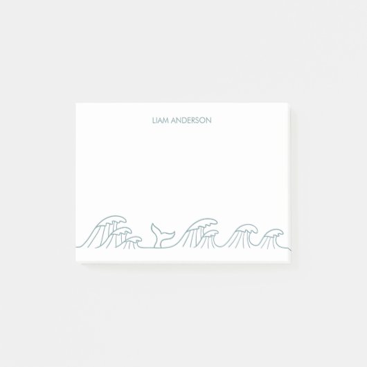 Persoonlijke Oceaan golven kust kinderen Post-it® Notes (Voorkant)