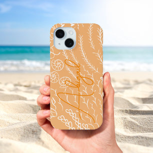 Persoonlijke Oceaan Koraalrif Strand iPhone 15 Case