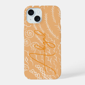 Persoonlijke Oceaan Koraalrif Strand iPhone 15 Case