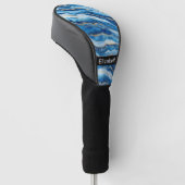 Persoonlijke Ocean Jeweled Agate Golfheadcover (Schuin)